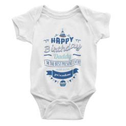 White Baby Onesie - Short Sleeve