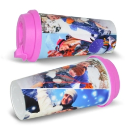 Pink Thermal Plastic Mug